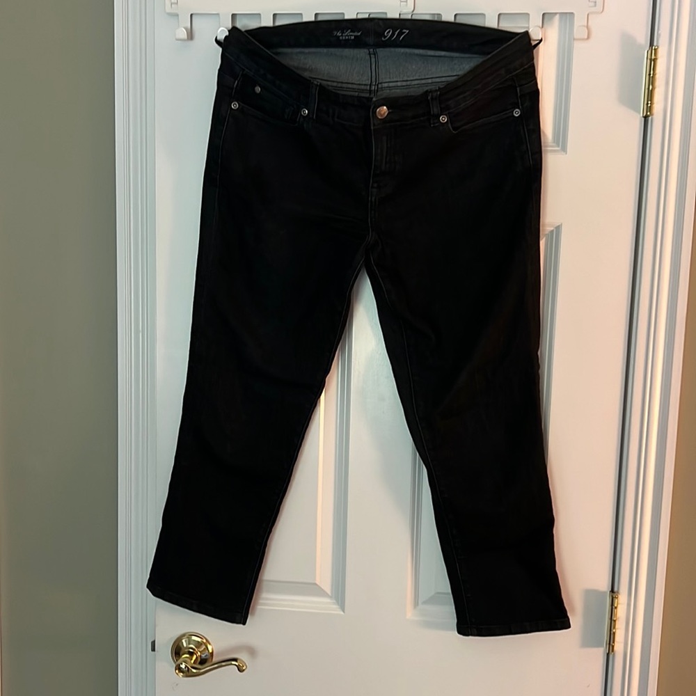 Vintage The Limited cropped dark jeans